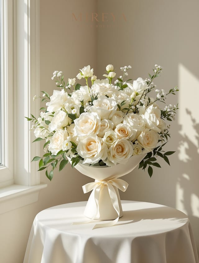 Bouquet Blanc — All-White Mix