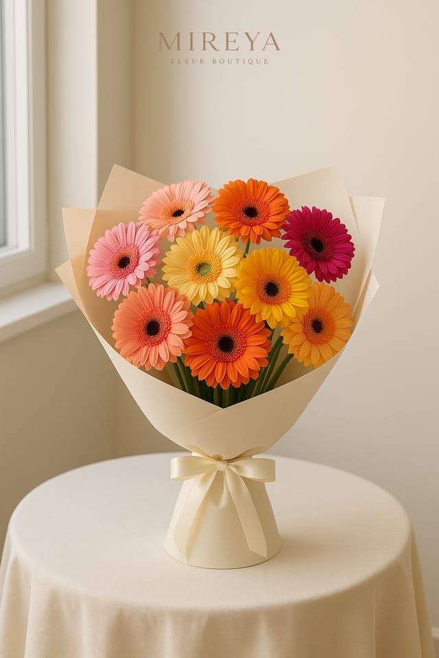 Букет Daisy — 11 микс гербери