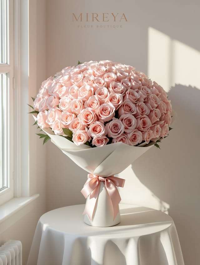 Bouquet Grand — 75 Pink Roses