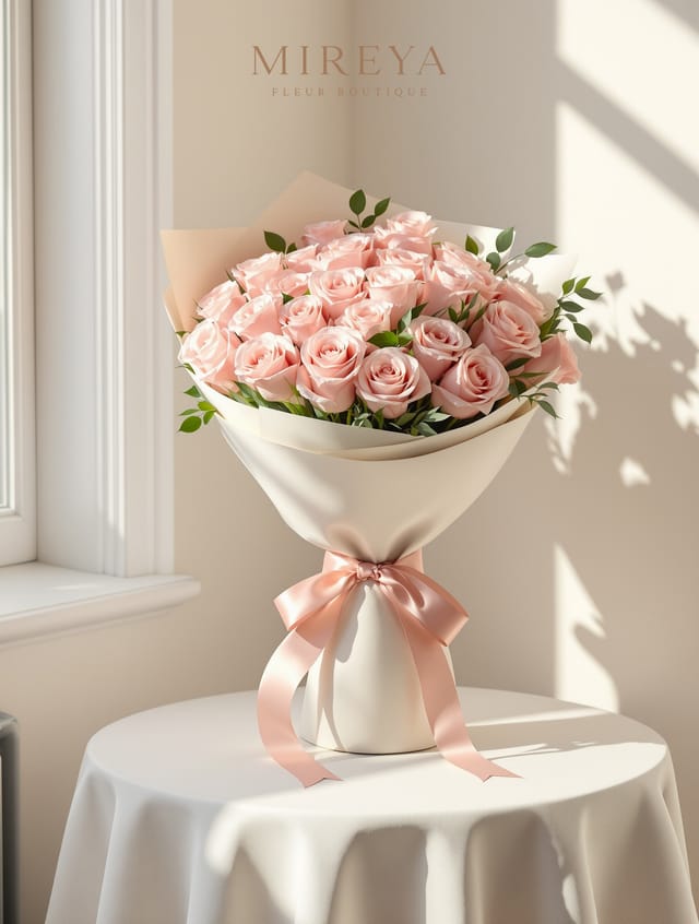 Bouquet Tendresse — 25 Pink Roses